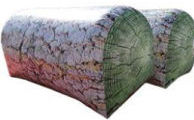 TACTICAL BUNKERS for PAINTBALL INFLATABLE LOG 10'